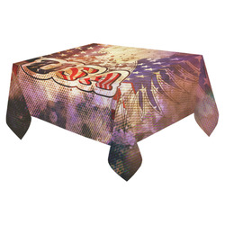 the USA with wings Cotton Linen Tablecloth 52"x 70"