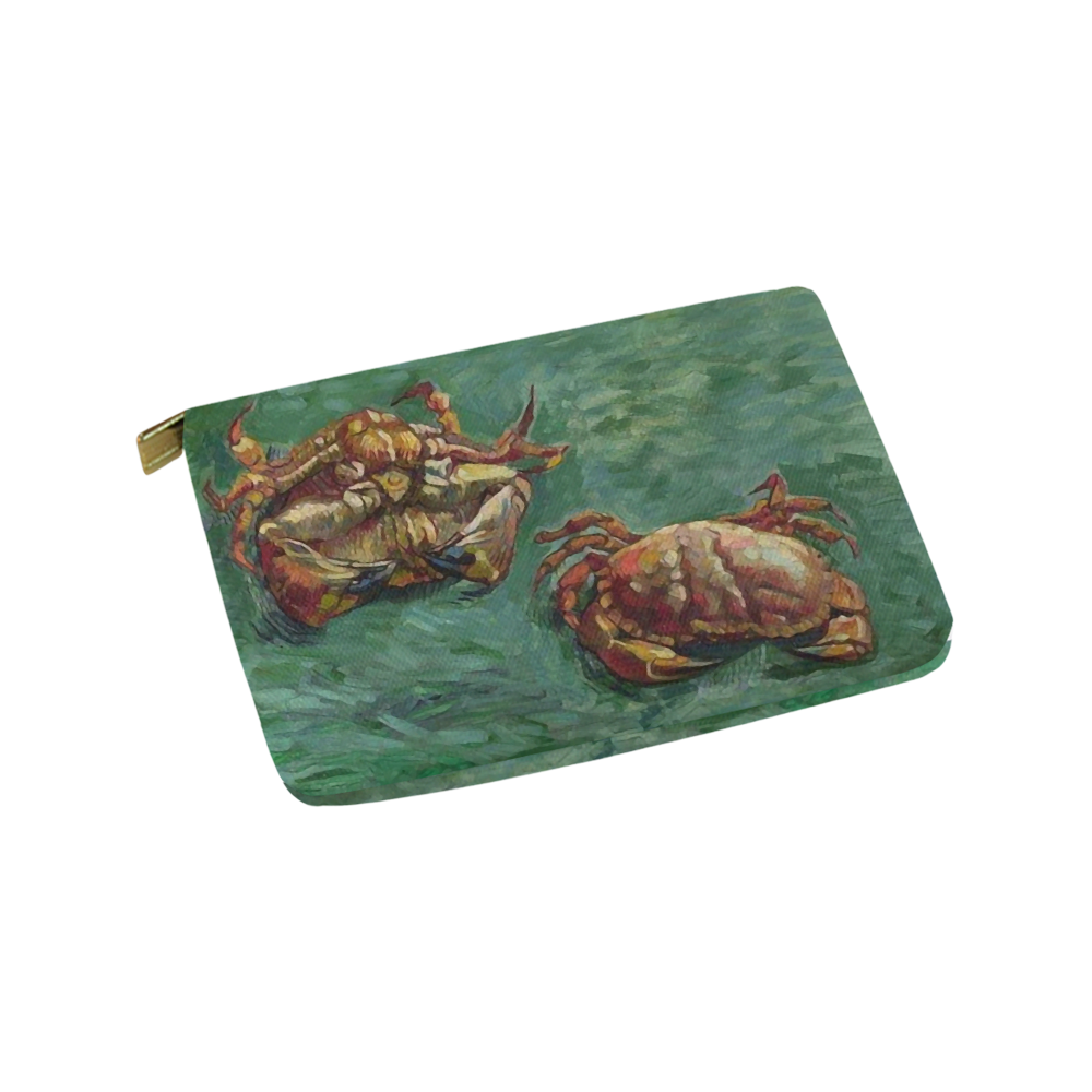 Van Gogh Two Crabs Nature Morte Fine Art Carry-All Pouch 9.5''x6''