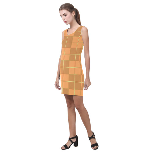 Natural Mosaic Medea Vest Dress (Model D06)