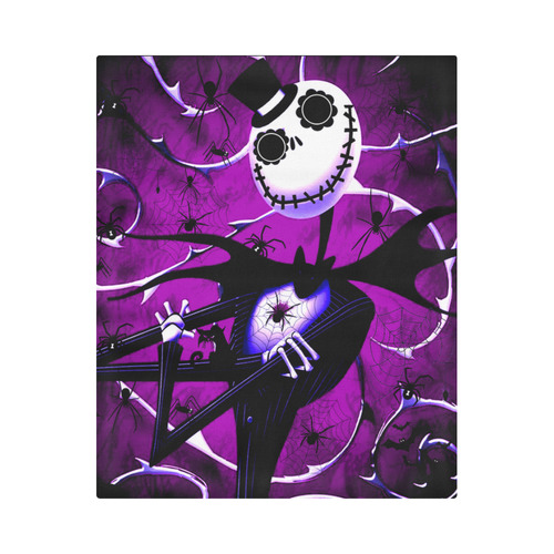 Jack Skellington in purple Duvet Cover 86"x70" ( All-over-print)