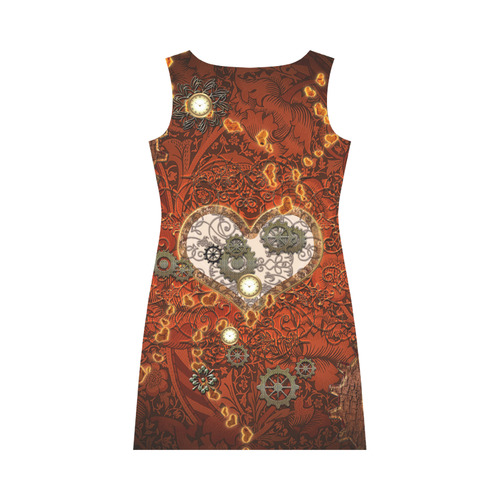 Steampunk, wonderful hearts Round Collar Dress (D22)