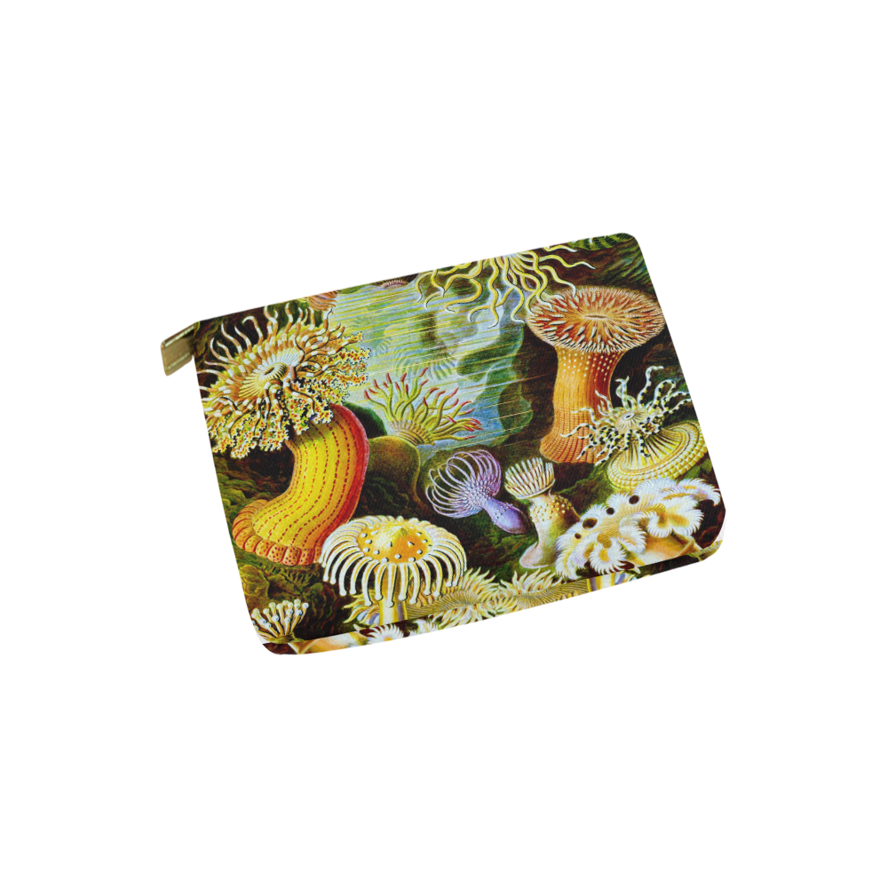 Sea Anemones Ernst Haeckel Fine Nature Carry-All Pouch 6''x5''
