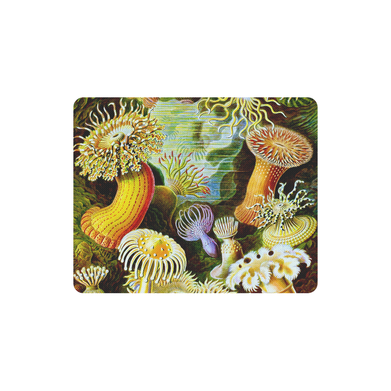 Sea Anemones Ernst Haeckel Fine Nature Rectangle Mousepad