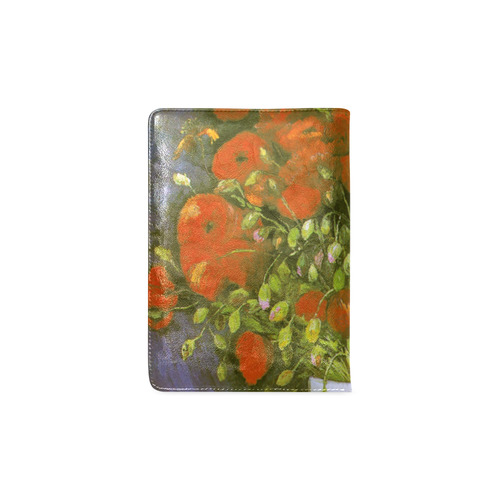 Van Gogh Vase Red Poppies Floral Fine Art Custom NoteBook A5