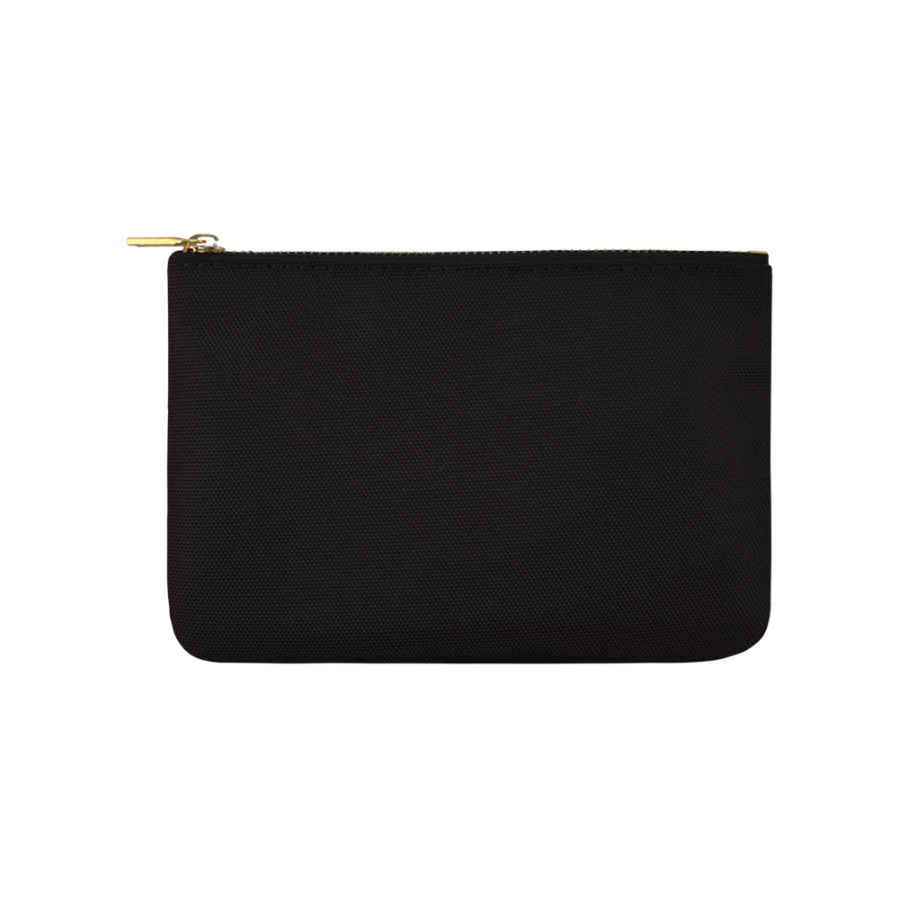 Midnight Black Elegance Carry-All Pouch 9.5''x6''