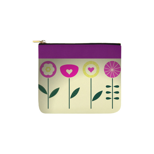 New designers elegant bag for Girls / Old fashion floral Art Carry-All Pouch 6''x5''