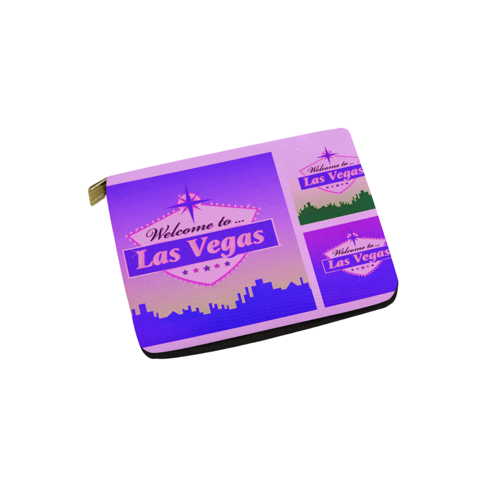 Luxury designers Bag : Las vegas edition / Old purple 60s Carry-All Pouch 6''x5''