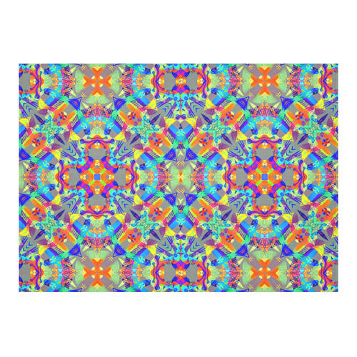 FunanimalsRainforestsw2016 Sarah 17 Cotton Linen Tablecloth 60"x 84"