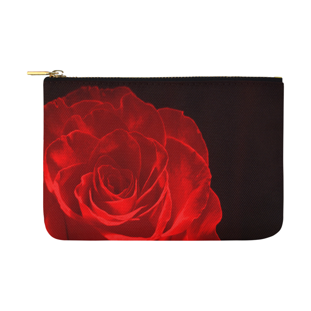A Rose Red Carry-All Pouch 12.5''x8.5''