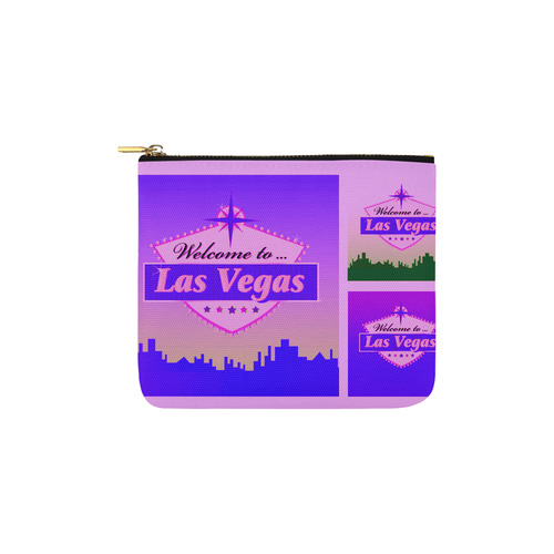 Luxury designers Bag : Las vegas edition / Old purple 60s Carry-All Pouch 6''x5''