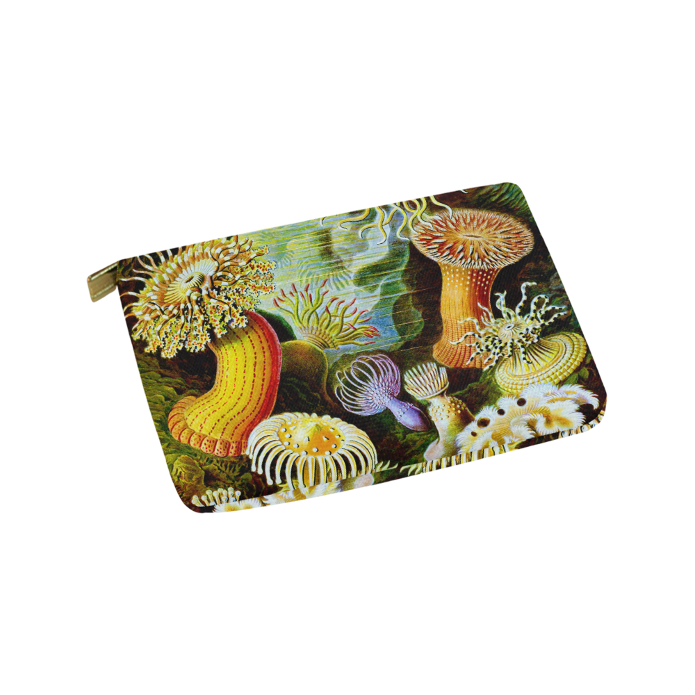 Sea Anemones Ernst Haeckel Fine Nature Carry-All Pouch 9.5''x6''