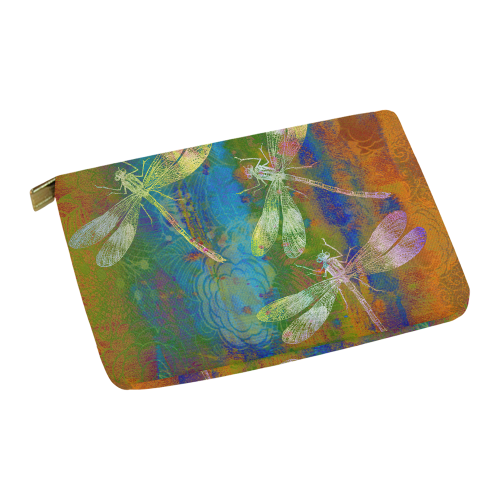 A Dragonflies QS Carry-All Pouch 12.5''x8.5''