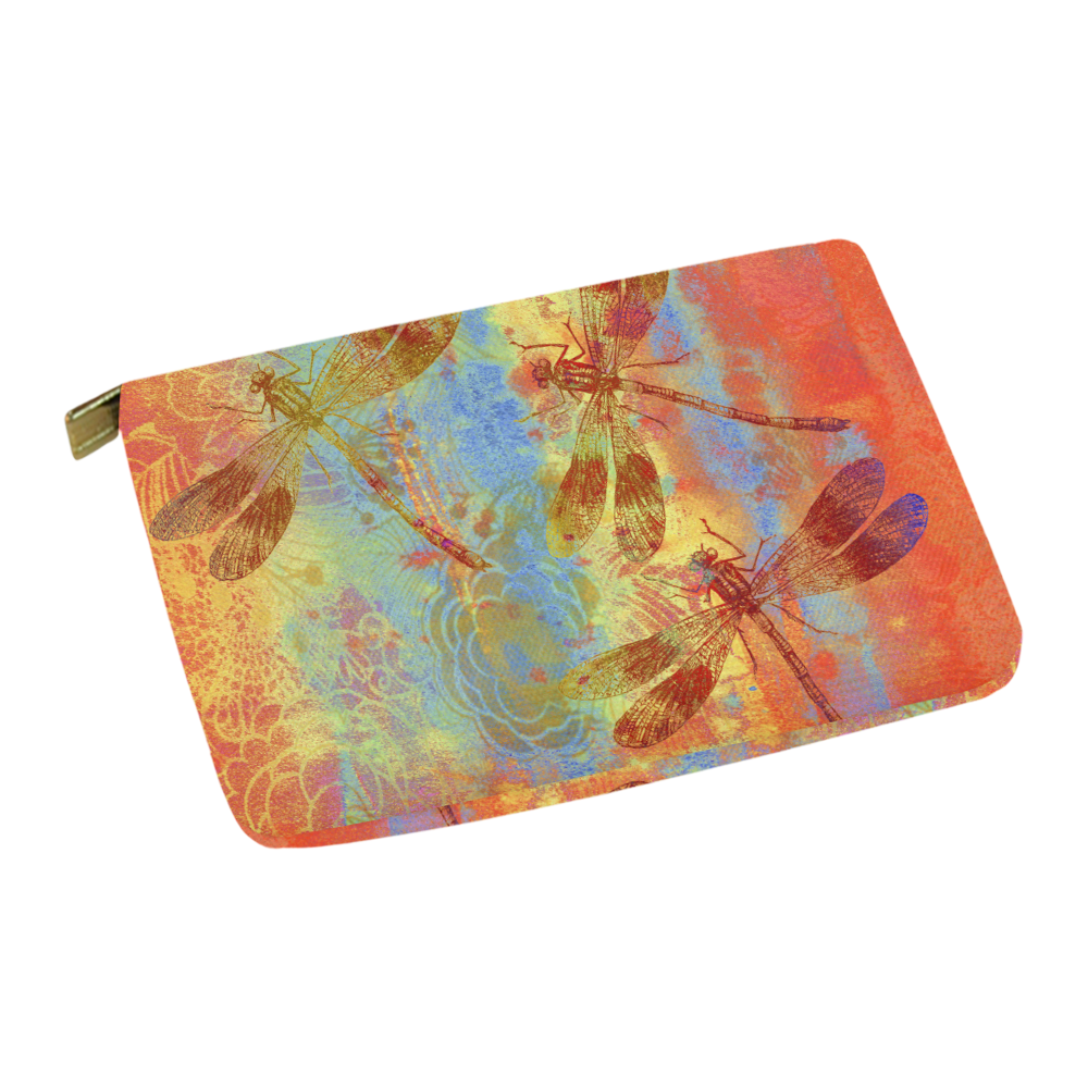 A Dragonflies QQW Carry-All Pouch 12.5''x8.5''