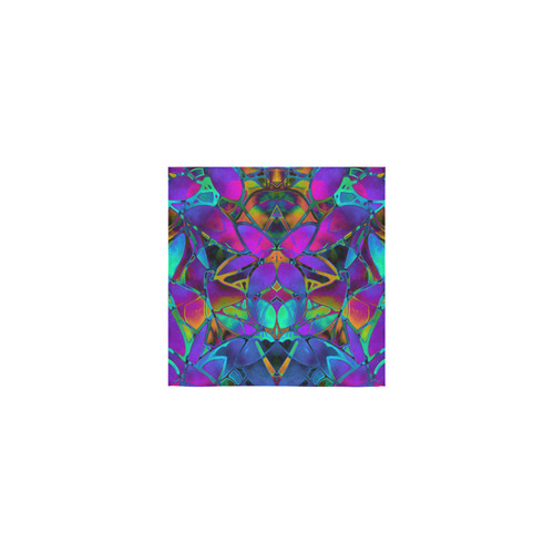 Floral Fractal Art G308 Square Towel 13“x13”