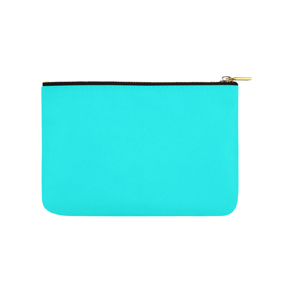 Aqua Turquoise Carry-All Pouch 9.5''x6''