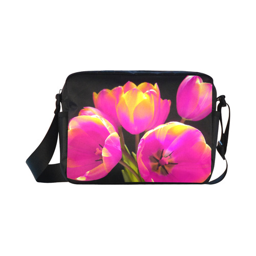 Colorful Tulips Classic Cross-body Nylon Bags (Model 1632)