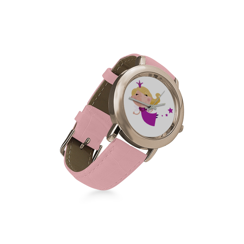 New in shop! Designers elegant Watches with fairytale Princess Women's Rose Gold Leather Strap Watch(Model 201)