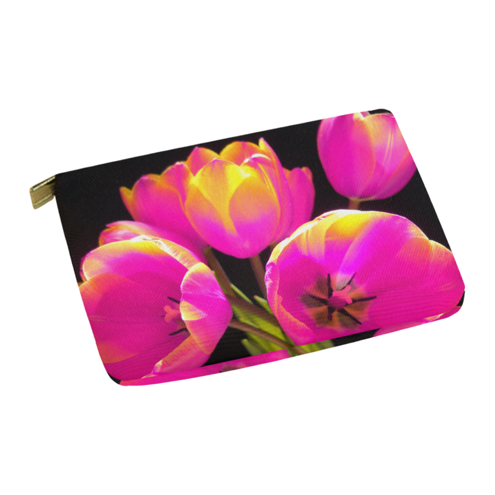 Colorful Tulips Carry-All Pouch 12.5''x8.5''