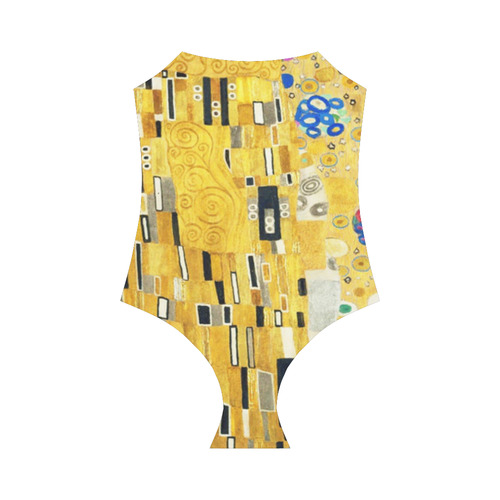 Gustav Klimt The Kiss Strap Swimsuit ( Model S05)