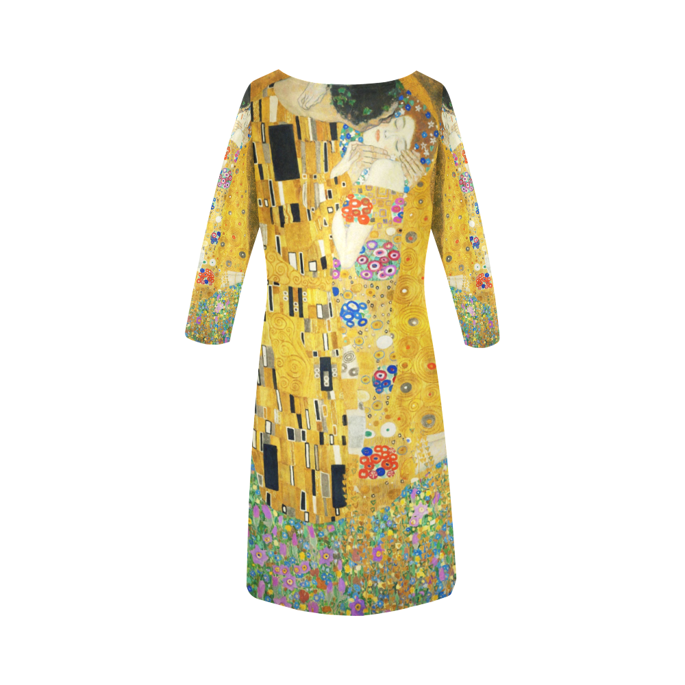 Gustav Klimt The Kiss Round Collar Dress (D22)