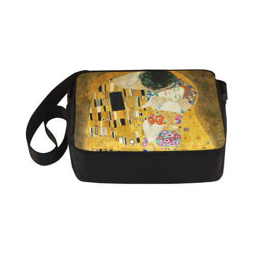 Gustav Klimt The Kiss Classic Cross-body Nylon Bags (Model 1632)
