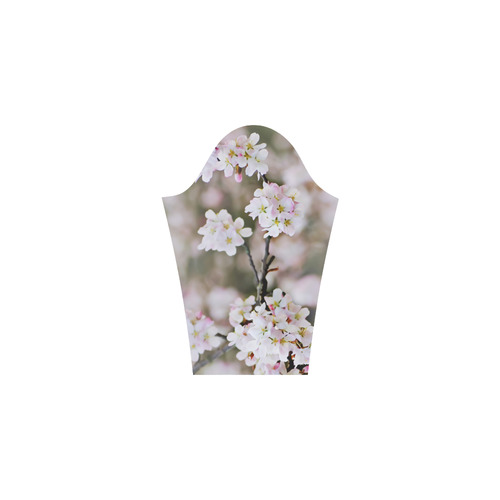 Photography Branch with Spring Flowers white Bateau A-Line Skirt (D21)