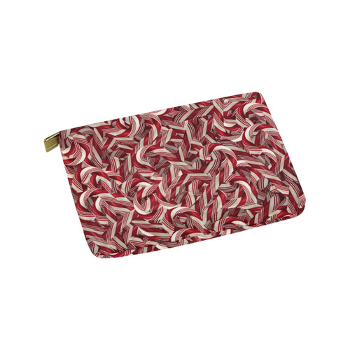 Candy Cane Pouch Carry-All Pouch 9.5''x6''