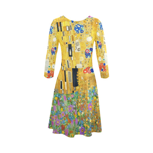 Gustav Klimt The Kiss 3/4 Sleeve Sundress (D23)