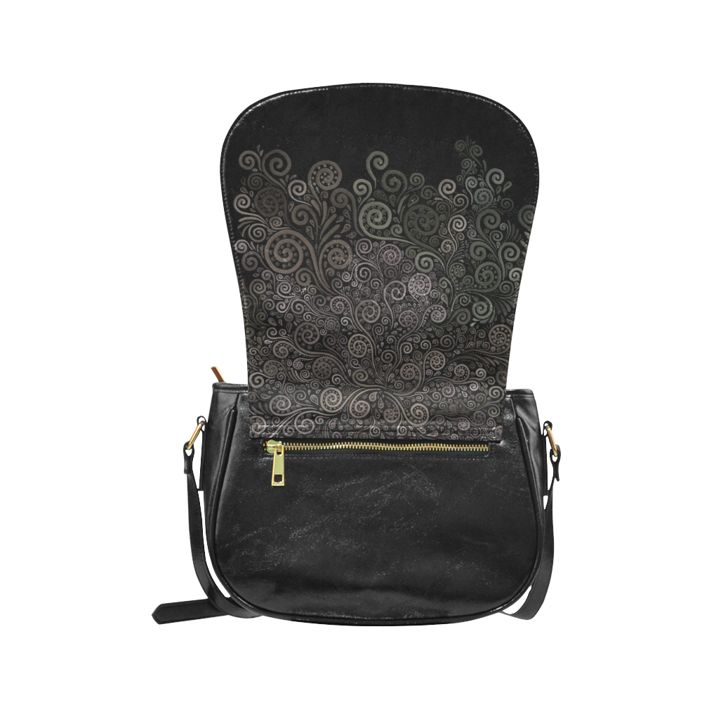 Psychedelic Spring Saddle Bag