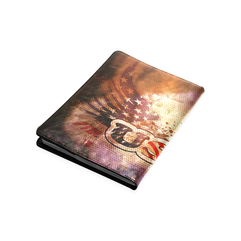 the USA with wings Custom NoteBook B5