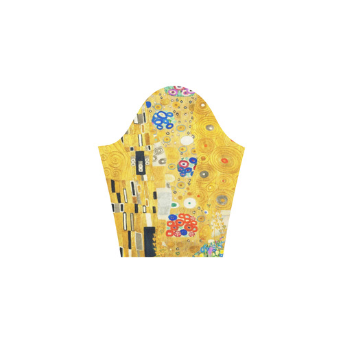 Gustav Klimt The Kiss Elbow Sleeve Ice Skater Dress (D20)