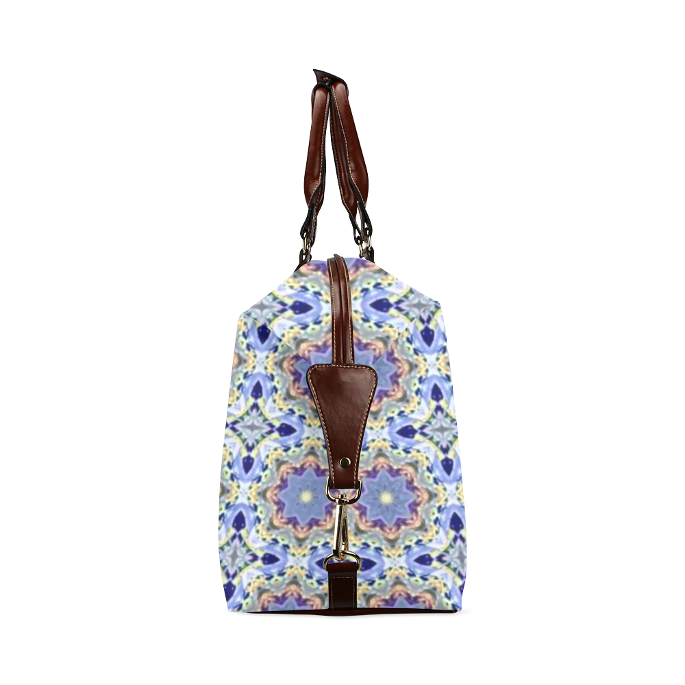 Blue Purple and Sage Classic Travel Bag (Model 1643) Remake