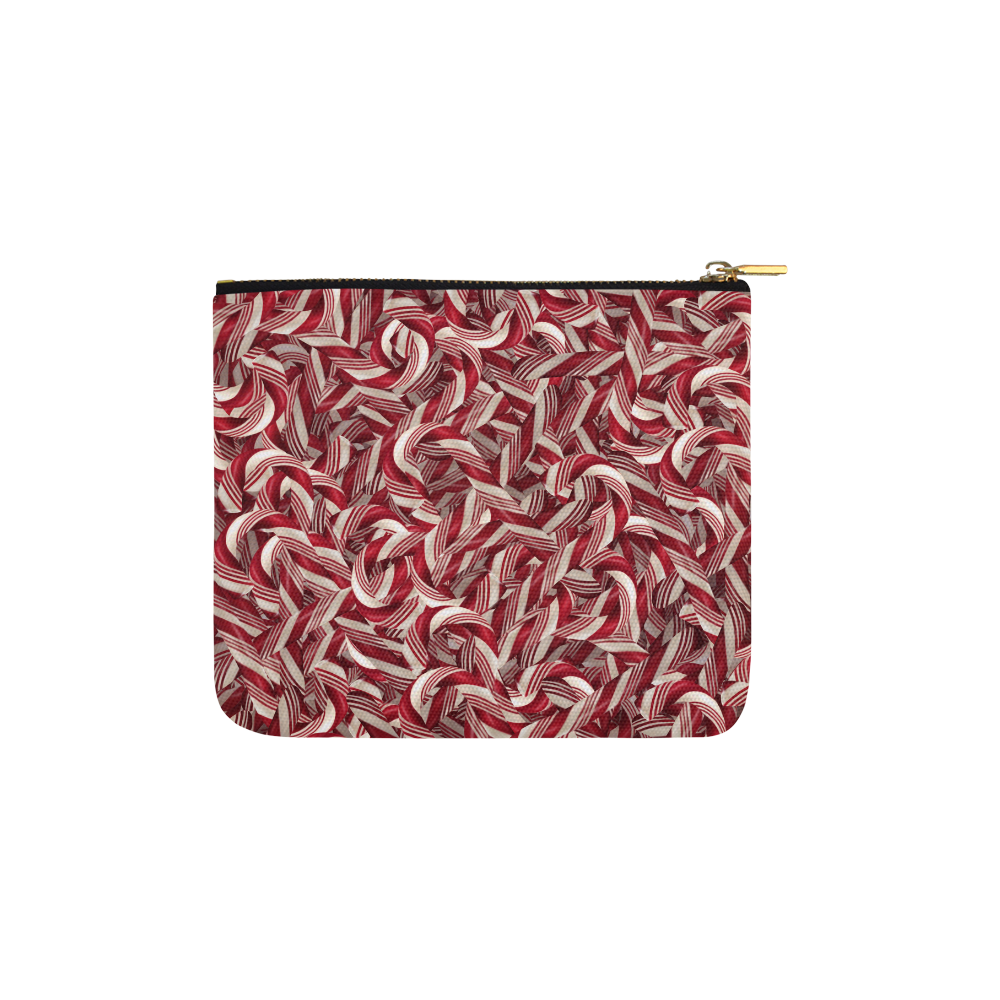 Candy Cane Pouch2 Carry-All Pouch 6''x5''