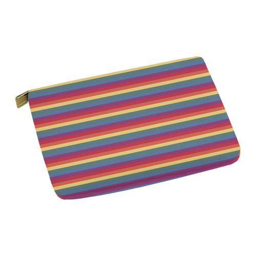 Rainbow Stripes Carry-All Pouch 12.5''x8.5''