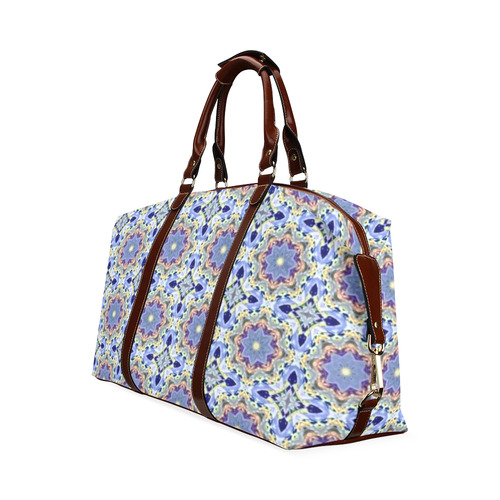 Blue Purple and Sage Classic Travel Bag (Model 1643) Remake
