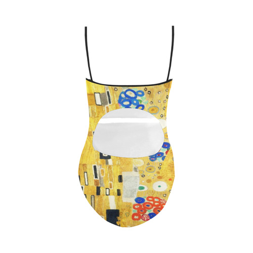 Gustav Klimt The Kiss Strap Swimsuit ( Model S05)