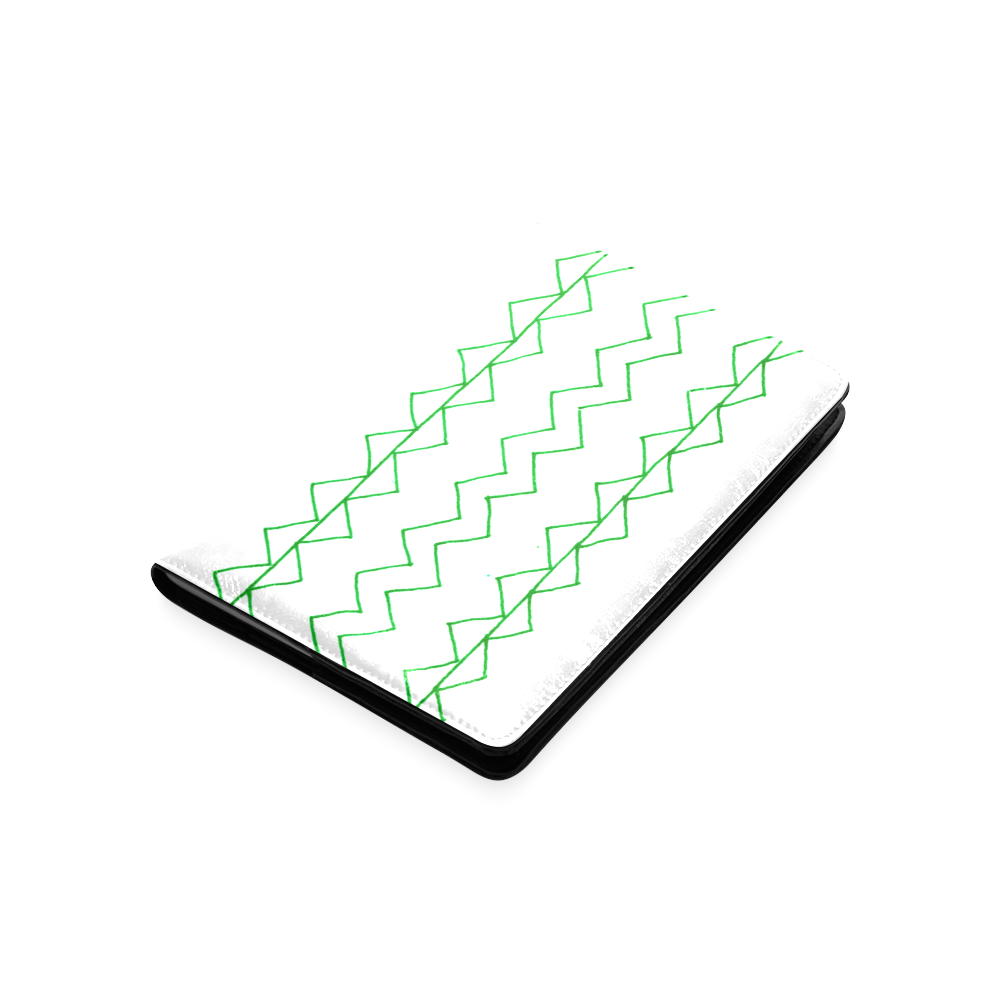 New in shop: hand-drawn luxury diary. Green and white Custom NoteBook A5