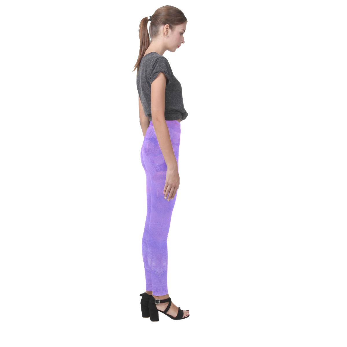 New in shop : Designers leggings Purple / painted Edition Cassandra Women's Leggings (Model L01)