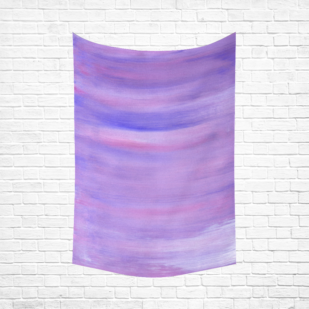 New in shop : Vintage purple painted Wall Art / Gift tip for Monday Cotton Linen Wall Tapestry 60"x 90"