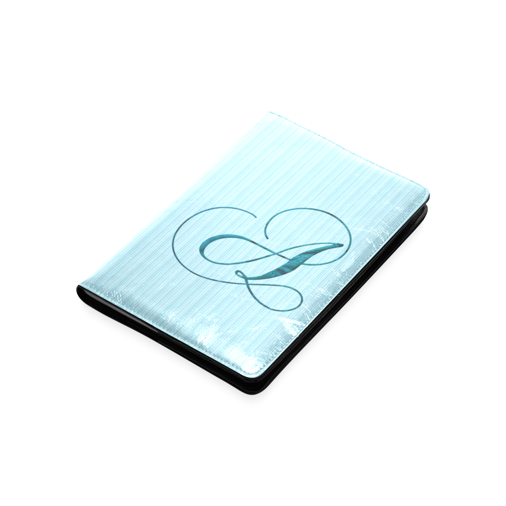 Letter A Blue - Jera Nour Custom NoteBook A5