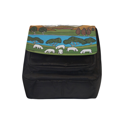 New Zealand Green Pastures Crossbody Nylon Bags (Model 1633)