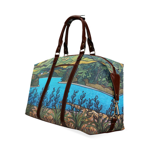Flax Cove Classic Travel Bag Classic Travel Bag (Model 1643) Remake