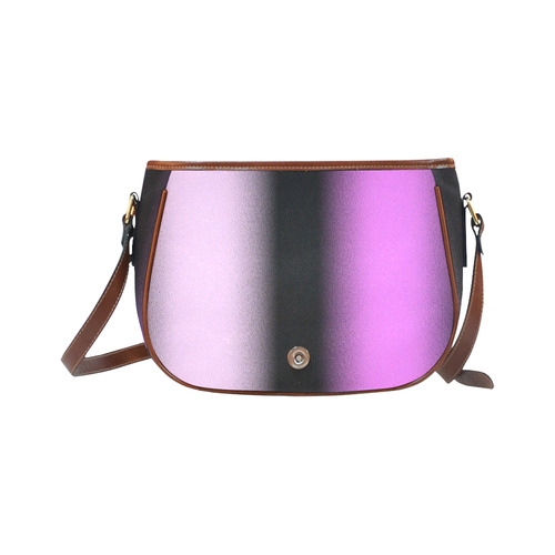 Night Pink Saddle Bag/Small (Model 1649) Full Customization
