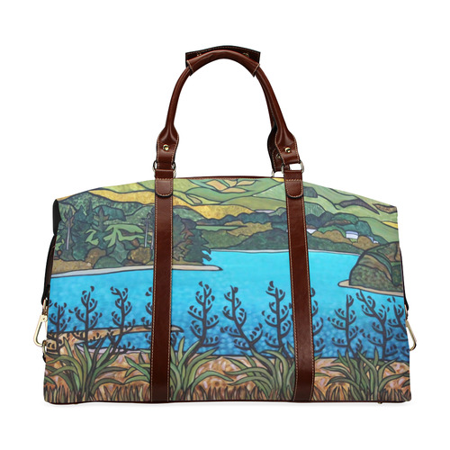 Flax Cove Classic Travel Bag Classic Travel Bag (Model 1643) Remake