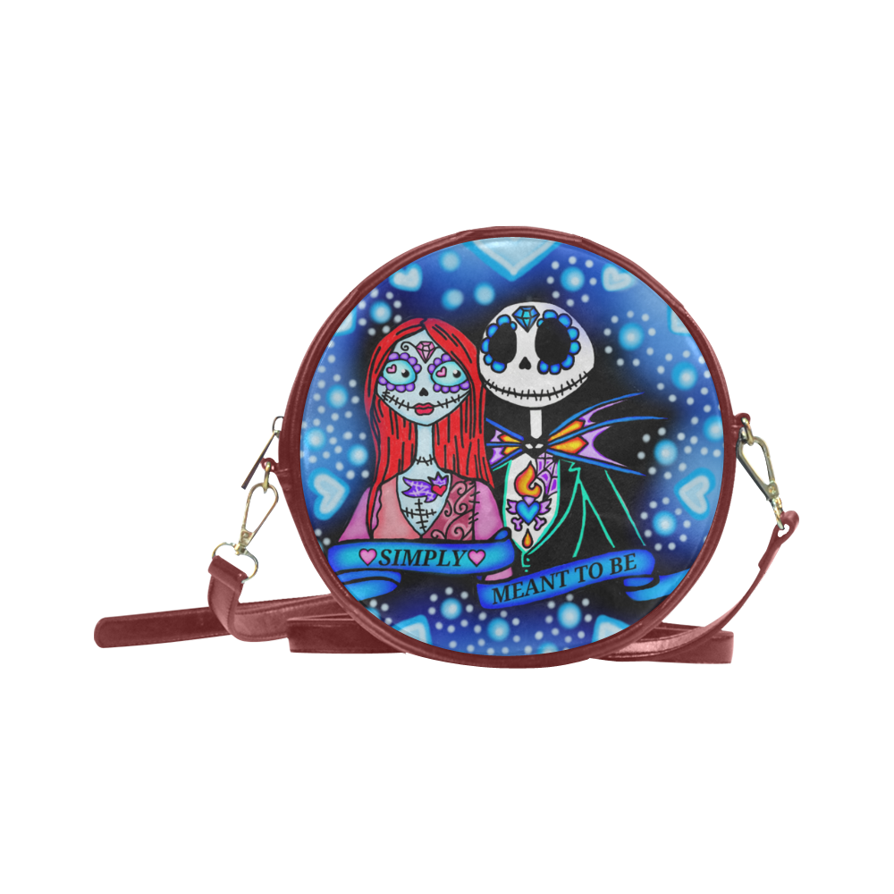 jack and sally Round Sling Bag (Model 1647)