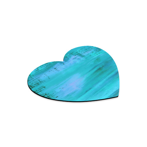New in shop : Blue brushed Mouse Pad. Exclusive edition Heart-shaped Mousepad