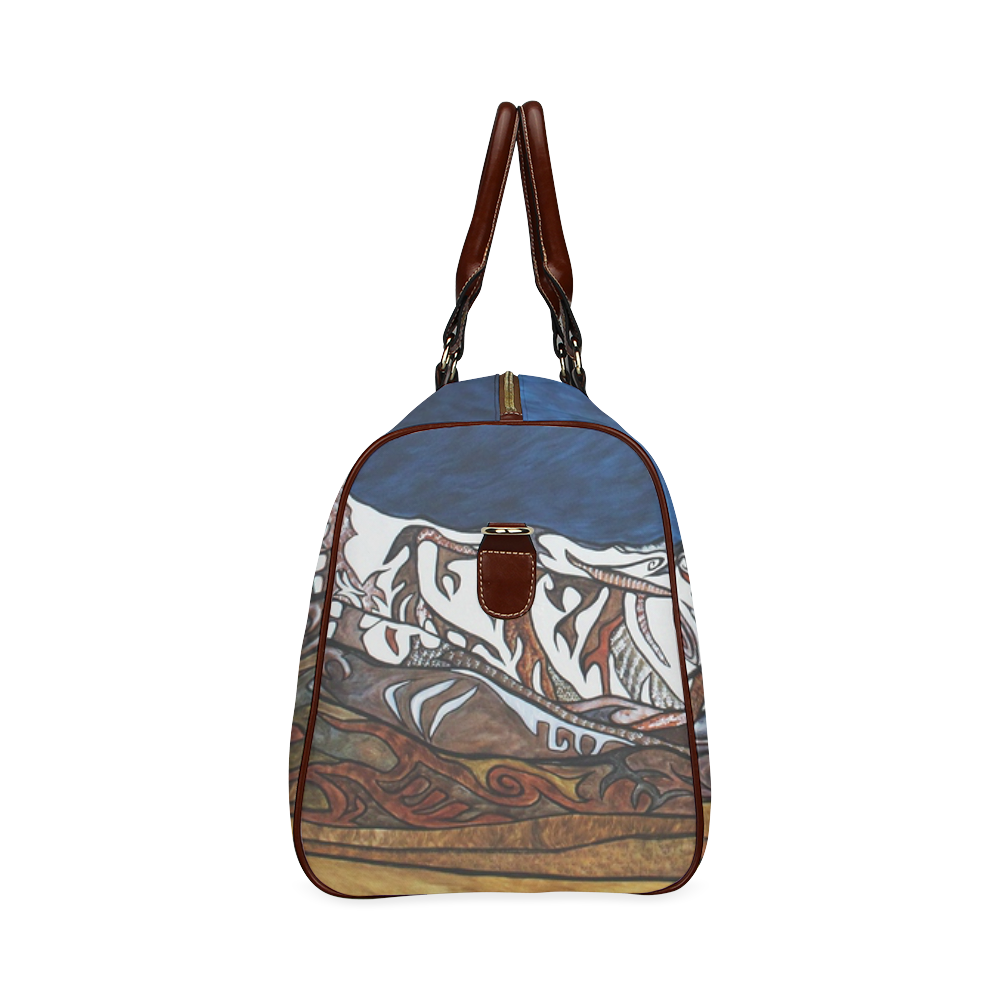 Ancient Earth Rhythm Waterproof Travel Bag/Small (Model 1639)
