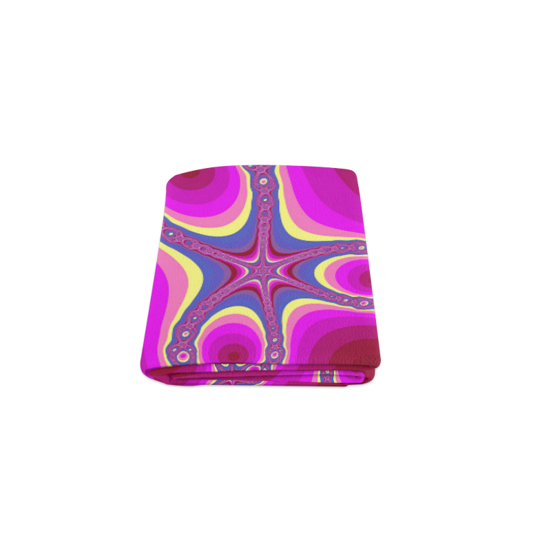 Fractal in pink Blanket 40"x50"