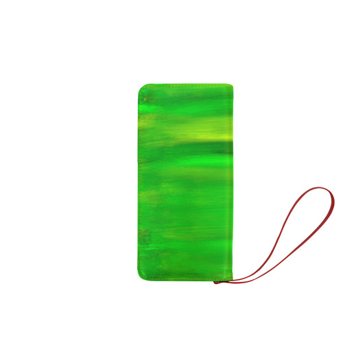 Stylish lady wallet : green art Edition / Inspired with Gemstones. New arrival 2016 Women's Clutch Wallet (Model 1637)