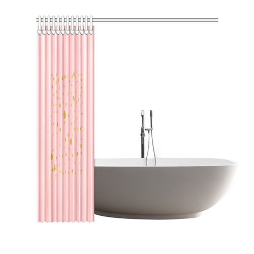 Luxury Losos shower curtain with Gold dots. New in shop! Shower Curtain 72"x72"